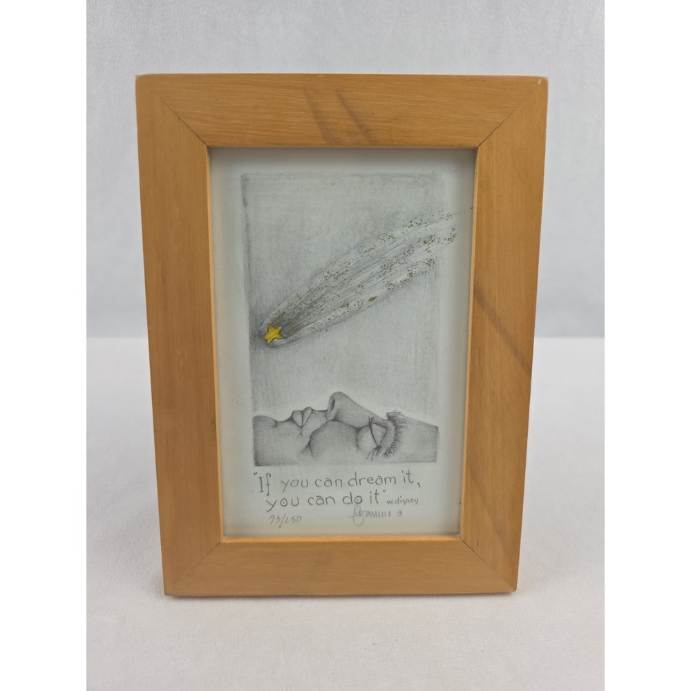 "Dream It, Do It" By DeAmicis Studios Limited Edition #73/250 Signed Numbered